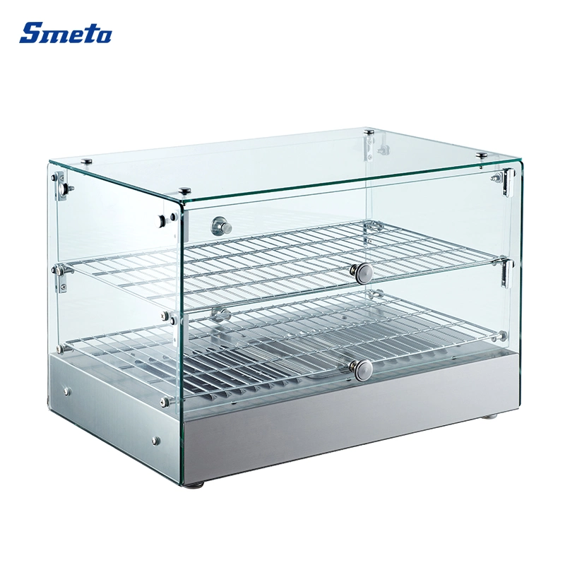 Smeta Warming Display Counter Pizza Pastry Table Top Display Warmer