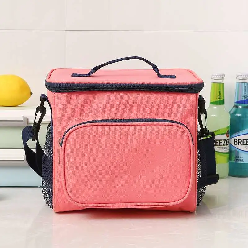 Portable Lunch Bag Thermal Insulated Cooler Handbag School Food Storage Bags