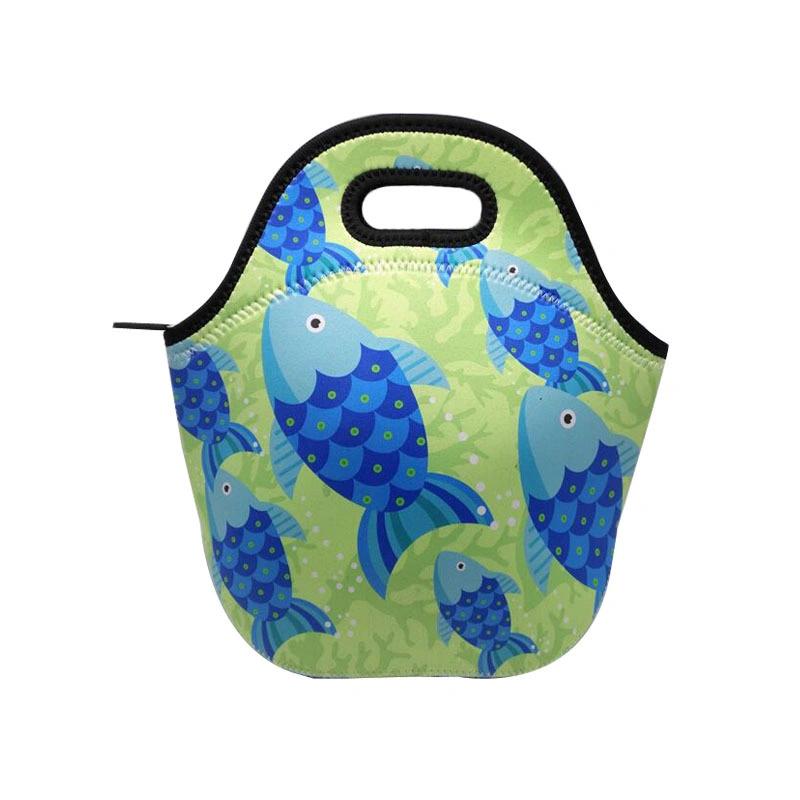 Customized Cartoon Thermal Cooler Bag Insulated Neoprene Lunch Bag