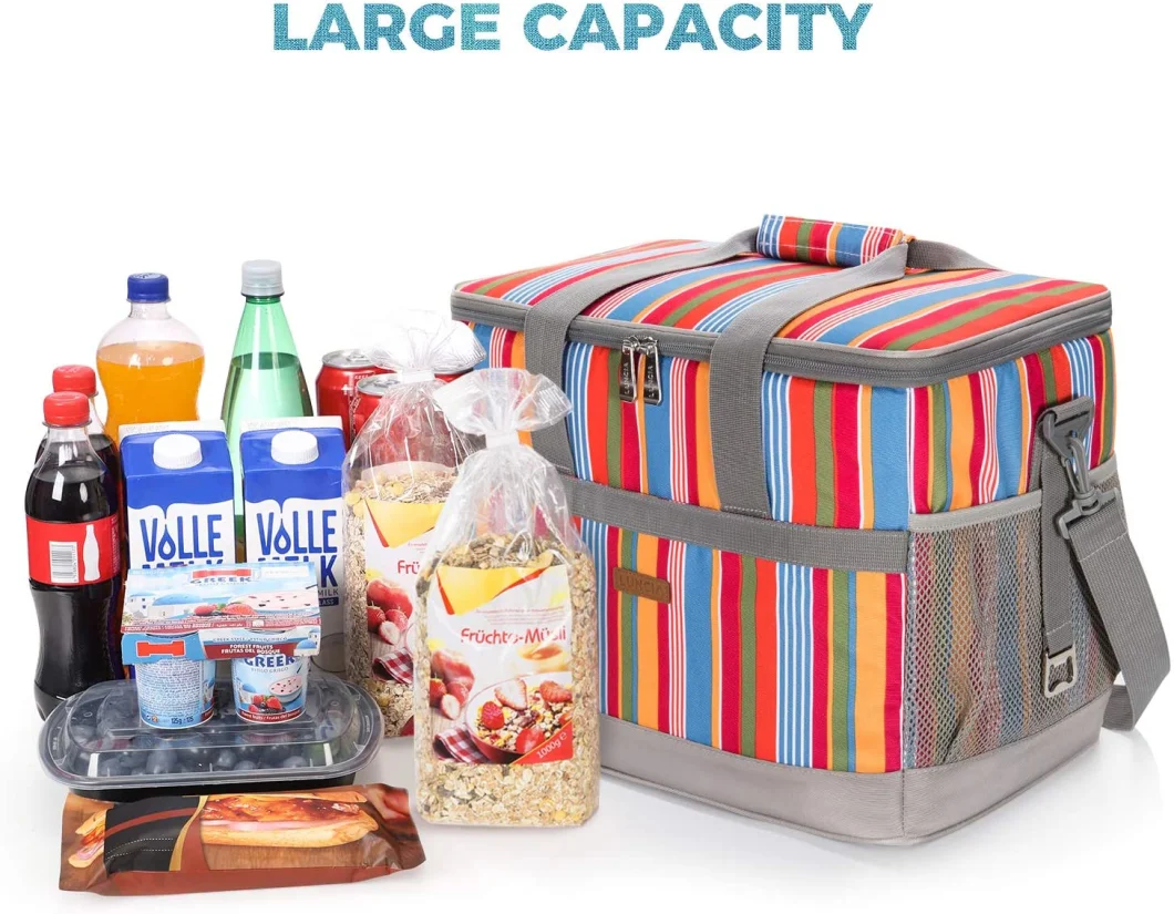 Insulated Travel Soft Collapsible Cooler Lunch Bag