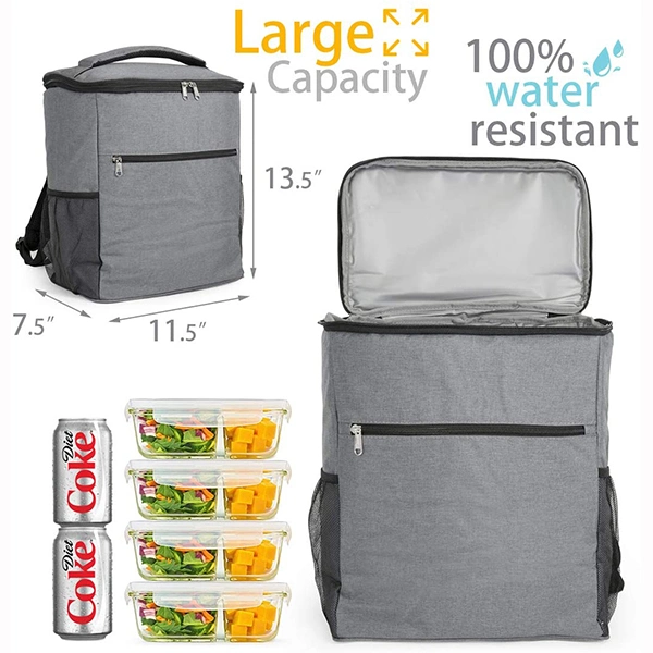 Insulated Cooler Backpack Leakproof Soft Cooler for Lunch