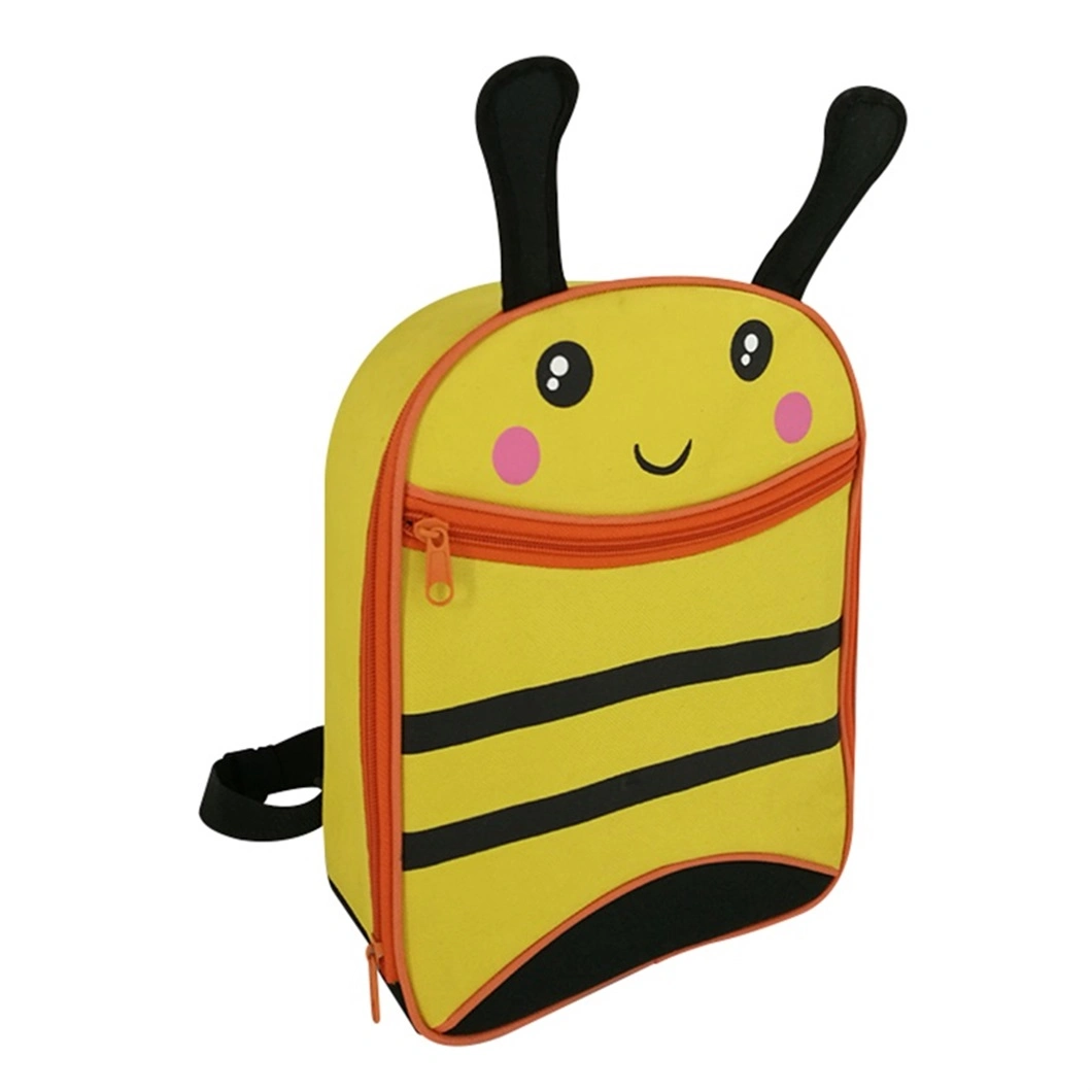 Cute Custom Animal Printing Small Insulated Snack School Kids Lunch Cooler Backpack Bag