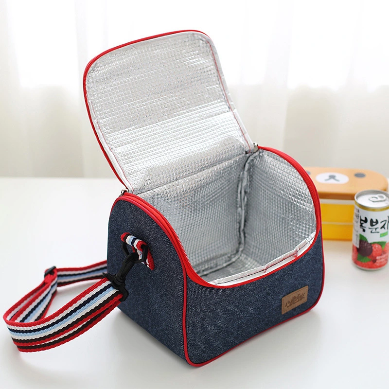 Wholesale Custom Oxford Fabric Lightweight Portable Insulated Cooler Lunch Tote Bag