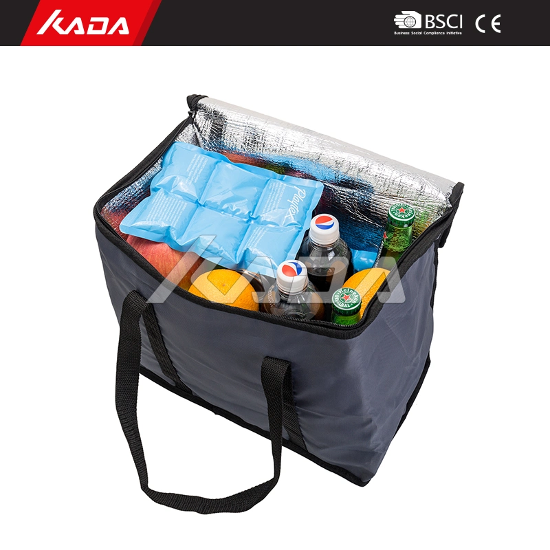 Wholesale Waterproof Handle Insulated Lunch Cooler Food Delivery Bag