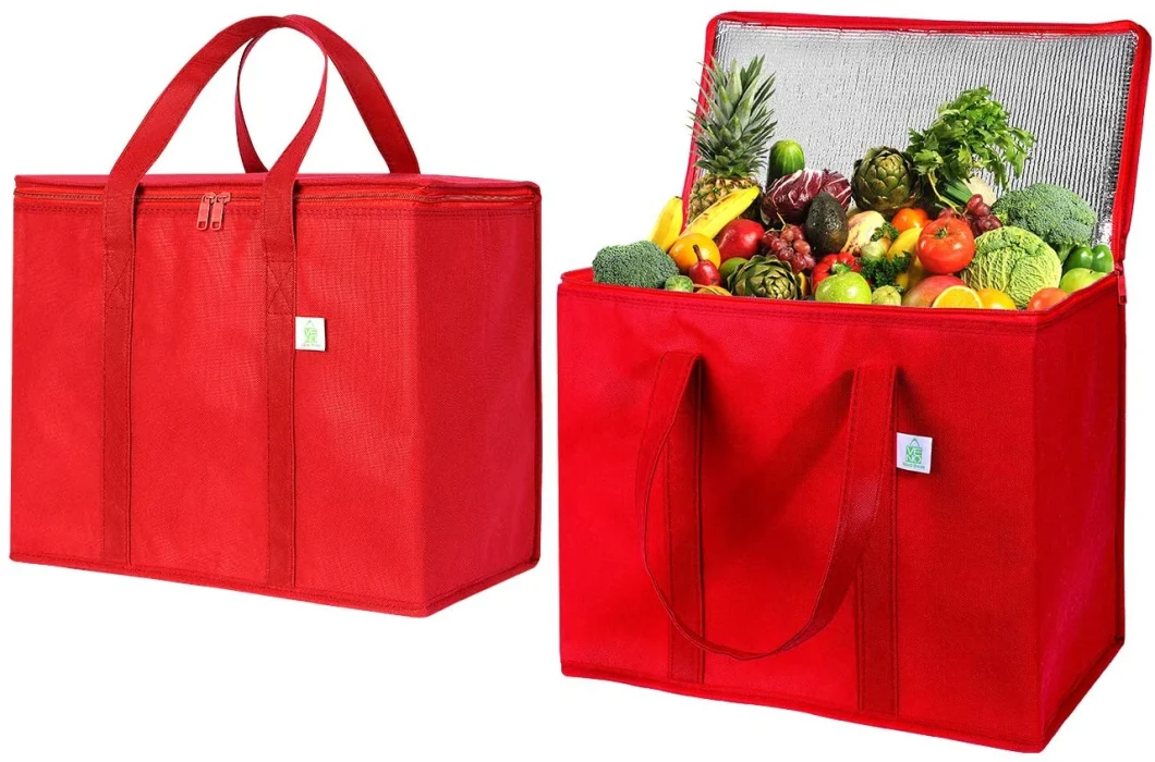 Foldable Grocery Food Delivery Bag Cooler Bag