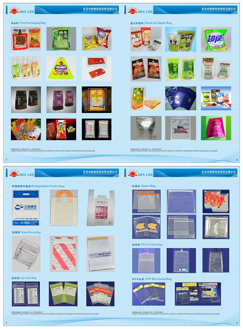 Plastic/LDPE/Poly Bag/ Reclosable Bag for Food/Wholesale OPP Plastic Bag for Frozen Food