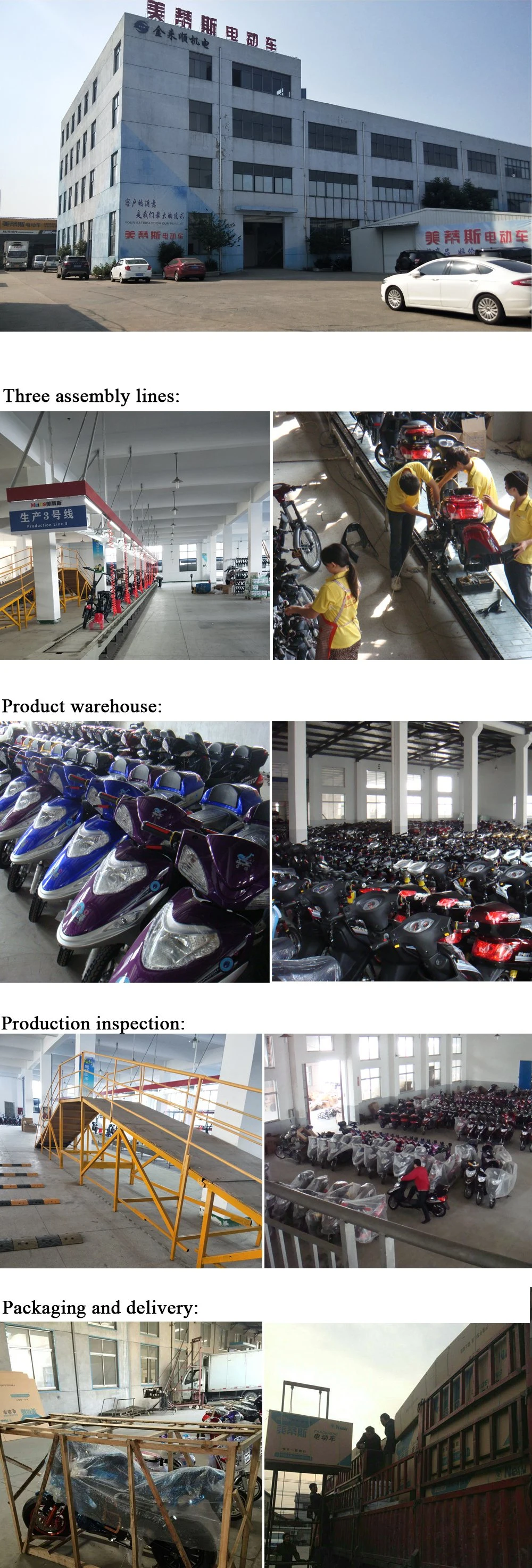 Electric Motorbike New Design 8000W for Delivery Job