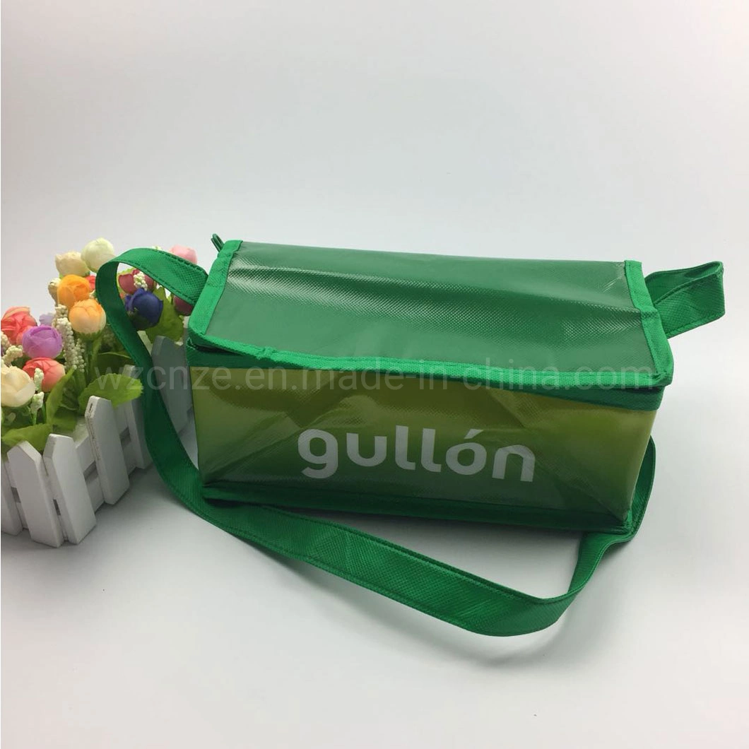 Customized Reusable Waterproof Insulated Cooler Lunch Tote Bag