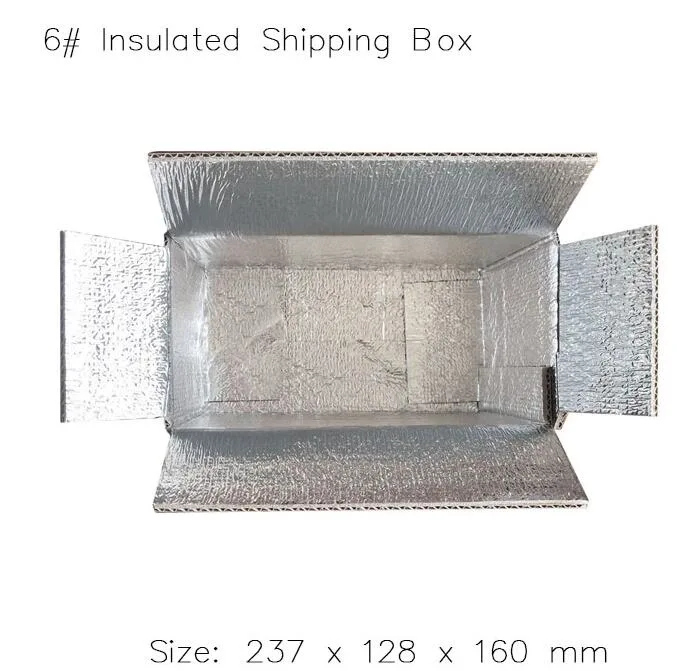 Catering Food Transport Fruit Boxes Aluminum Foil Folding Foam Insulated Carton