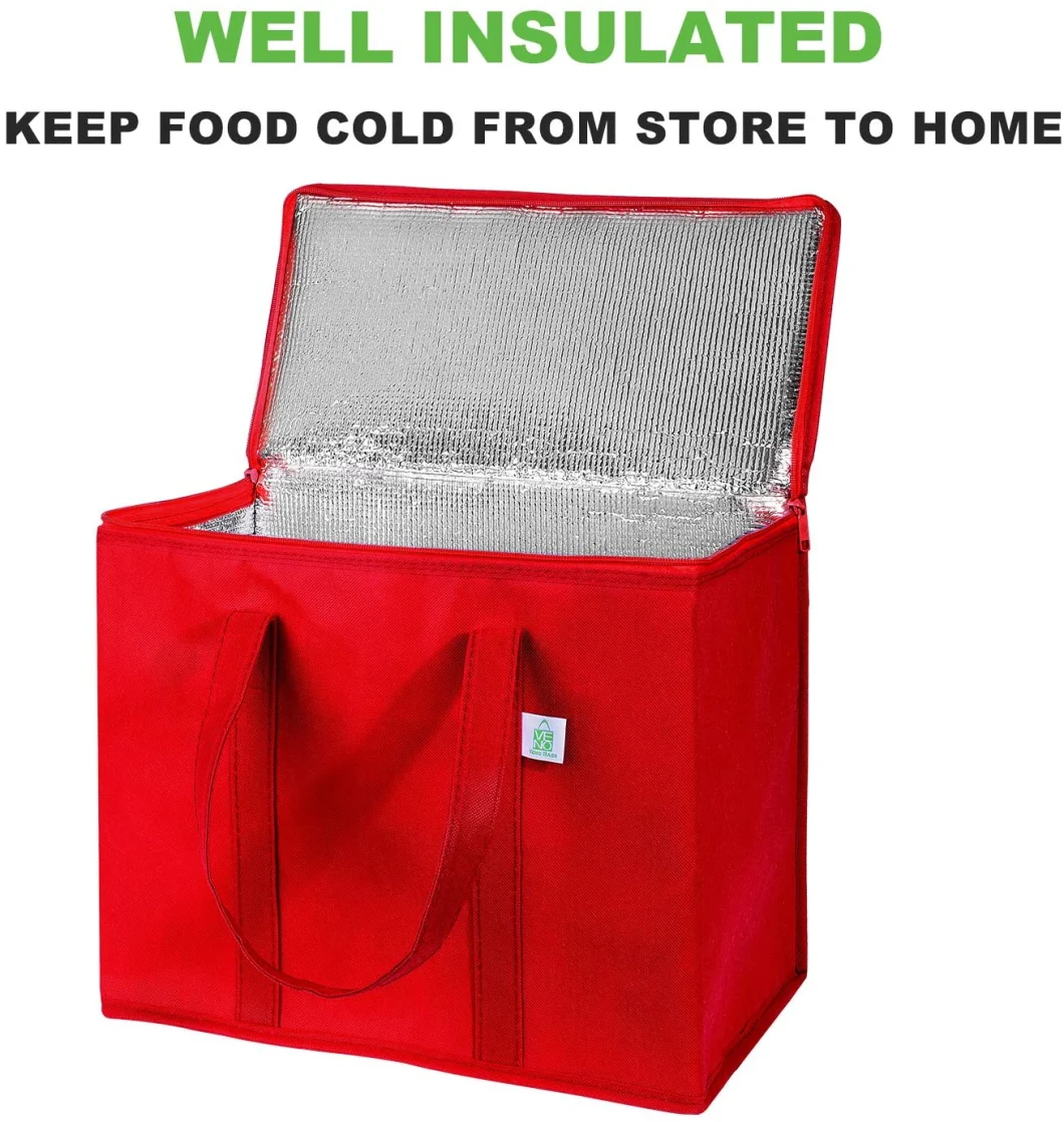 Foldable Grocery Food Delivery Bag Cooler Bag