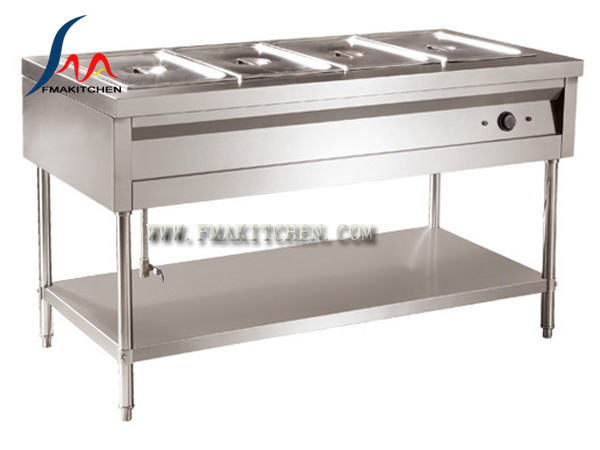 4/5/6 Pans Warmer, Food Warmer, Fast Food Warm Counter