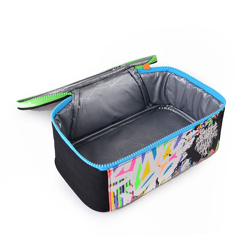 Custom Thermal Insulated Tote Lunch Cooler Bag with Sublimation Printing