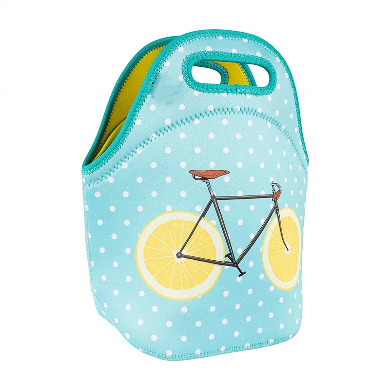 Customized Cartoon Thermal Cooler Bag Insulated Neoprene Lunch Bag