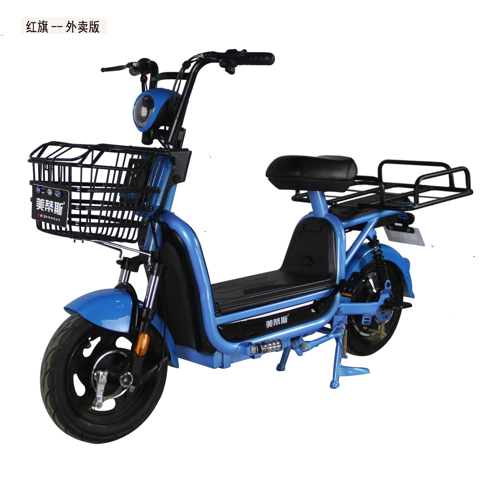 Electric Delivery Scooter for Food Delivery with Cargo Box