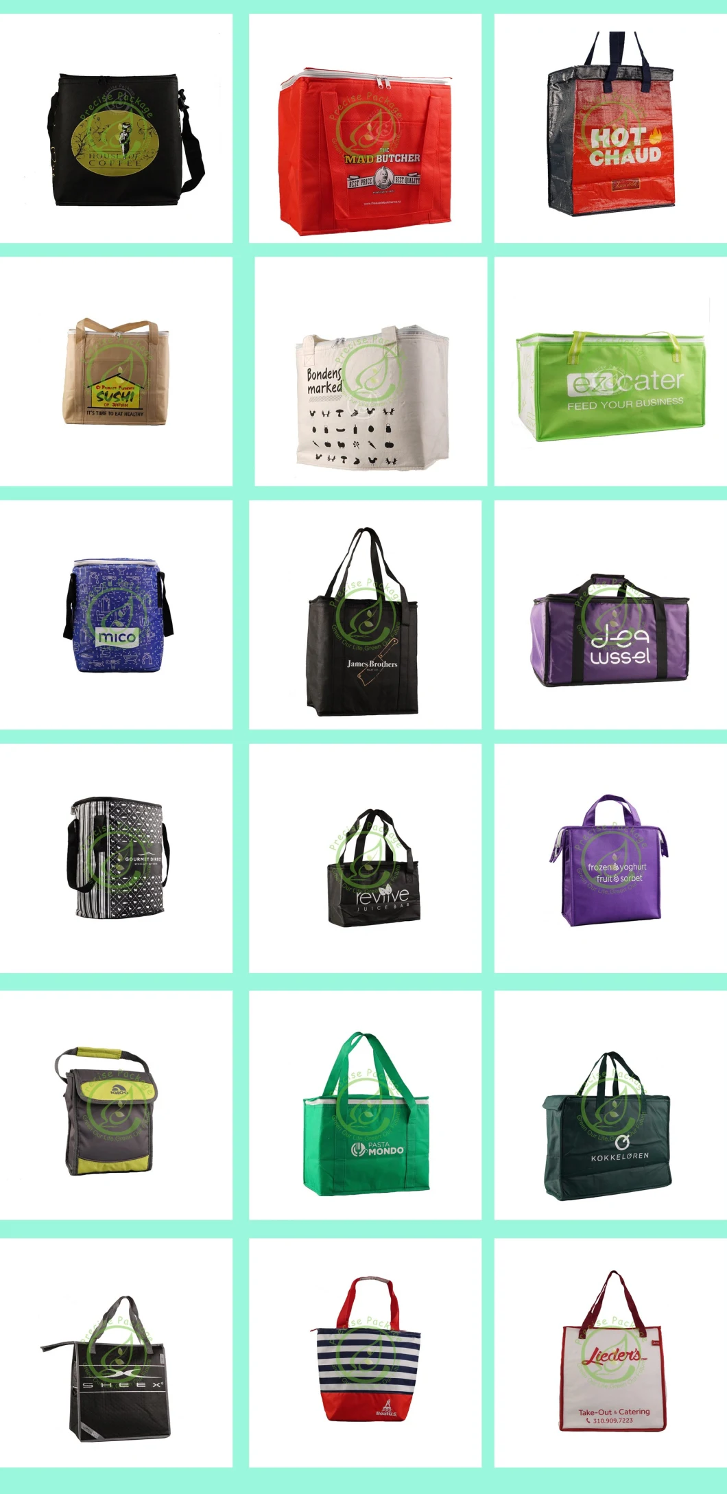 Wholesale Cheap Bulk Logo Printed Waterproof Tyvek Paper Cooler Lunch Bags