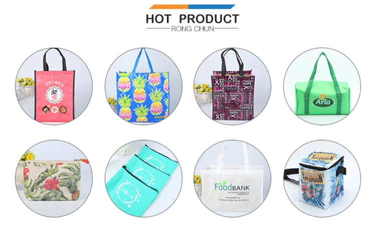 Custom Logo Printed Insulated Non Woven Cooler Bag Lunch Tote Bag with Zipper