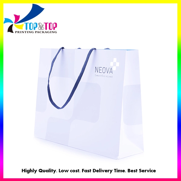 Carrier Foldable Packaging Bag Recycled Gift Packing Bag Kraft Paper Bag