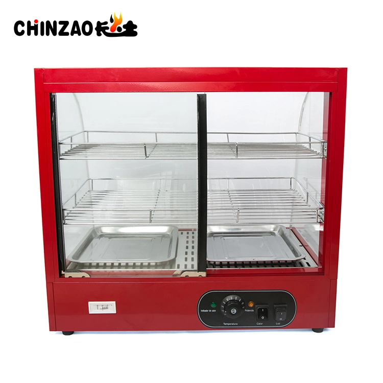 Commercial Countertop Food Pizza Pastry Warmer Wide Display Case