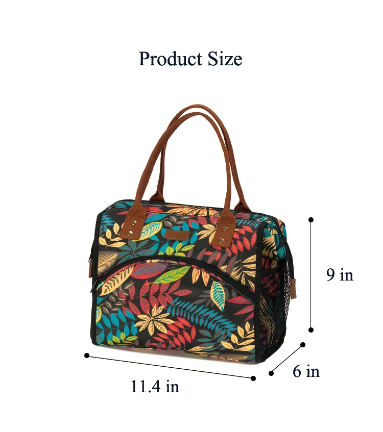 Custom Fashionable Canvas Insulated Waterproof Cooler Bag