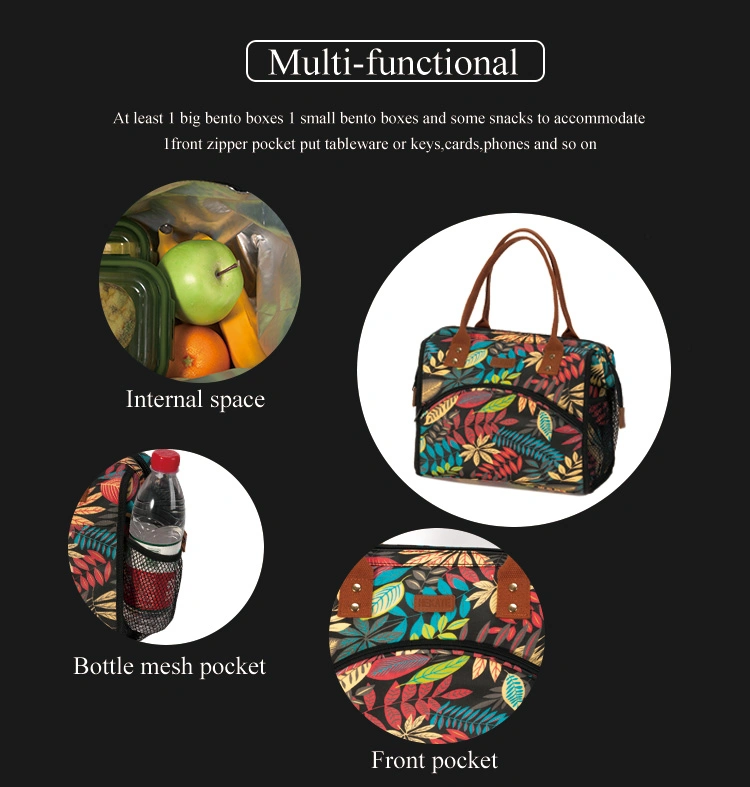 Custom Fashionable Canvas Insulated Waterproof Cooler Bag