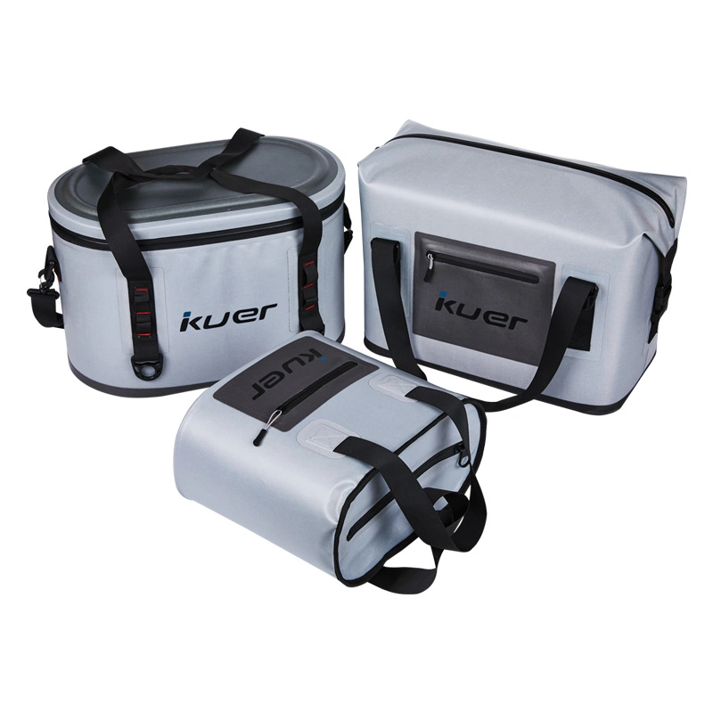 Kuer 24 Cans Waterproof Soft Cooler Bag Watertight Zipper