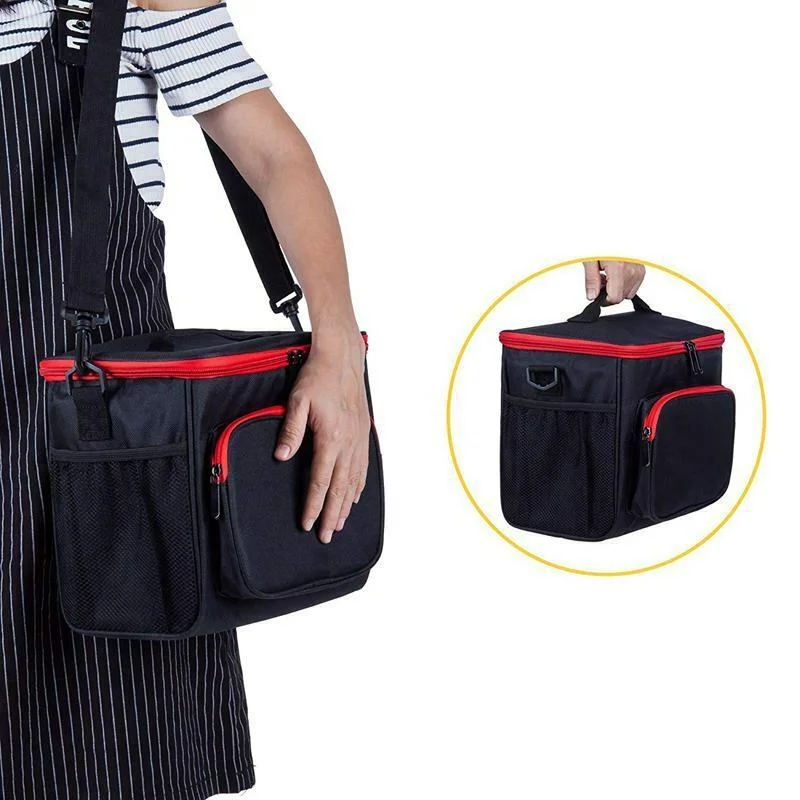 Portable Lunch Bag Thermal Insulated Cooler Handbag School Food Storage Bags