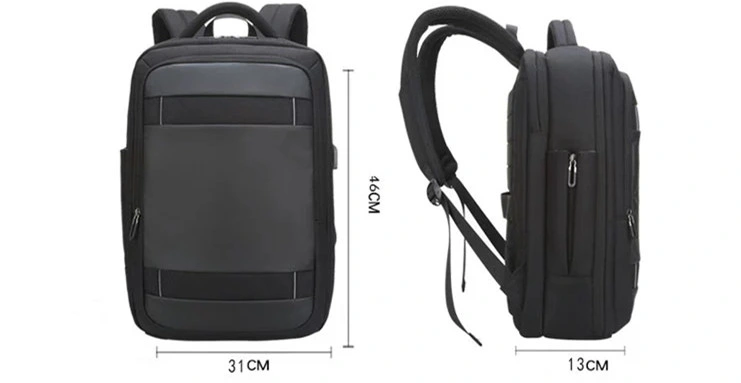 Waterproof Business Backpack Large Capacity Travel Backpack with USB Charging Laptop Backpack School Bag