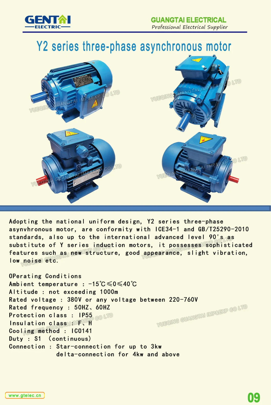 Three Phase Magnetic Brake Motor with AC Brake