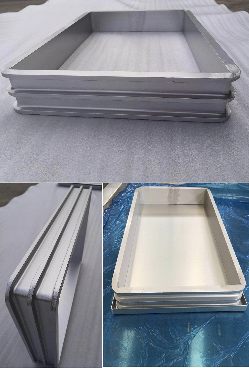 Fast Freezing Aluminum Freezer Box 1kg Block Frozen Shrimp, Small Aluminum Box, Aluminum Freezer Pan