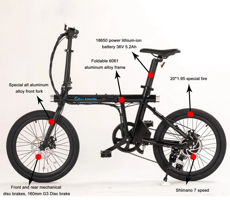 Easy Rider Bicycle Electric Bike Folding Electric Bicycle Cheap Electric Bike From China