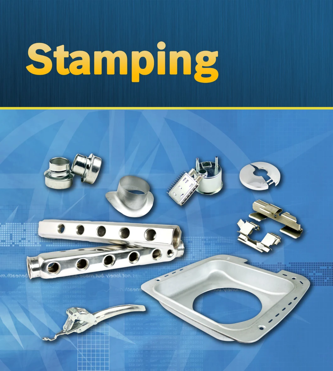 Metal Stamped Part, Sheet Metal Forming, Made of Steel, with Zinc Plating Surface E10022