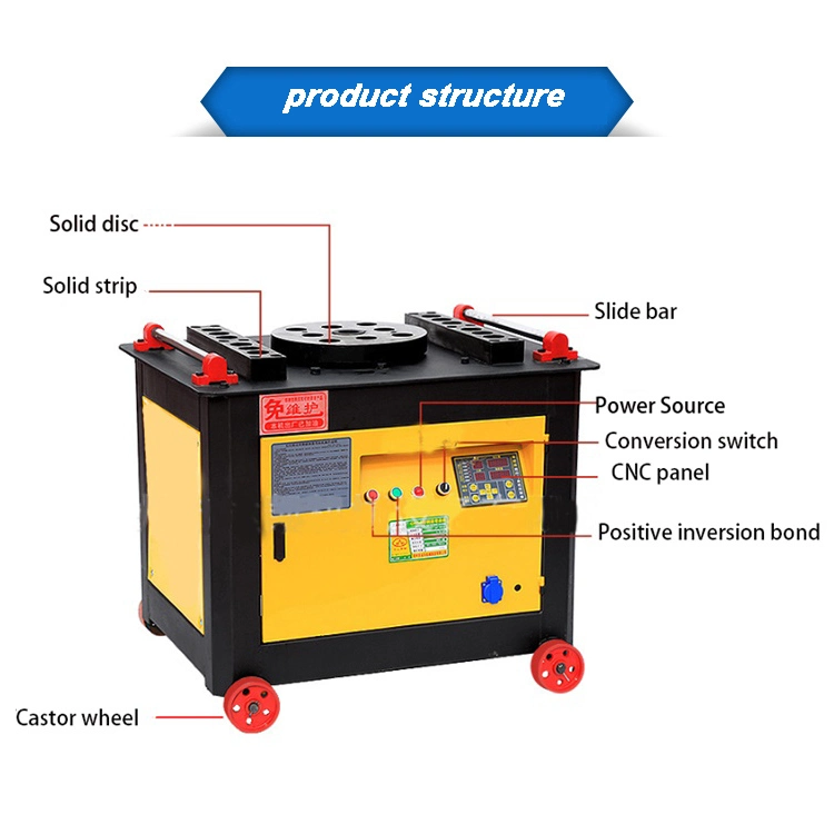 Factory Price Single Phase Motor Manual Automatic Steel Bar Bending Machine Hand Bending Machine for Rebar