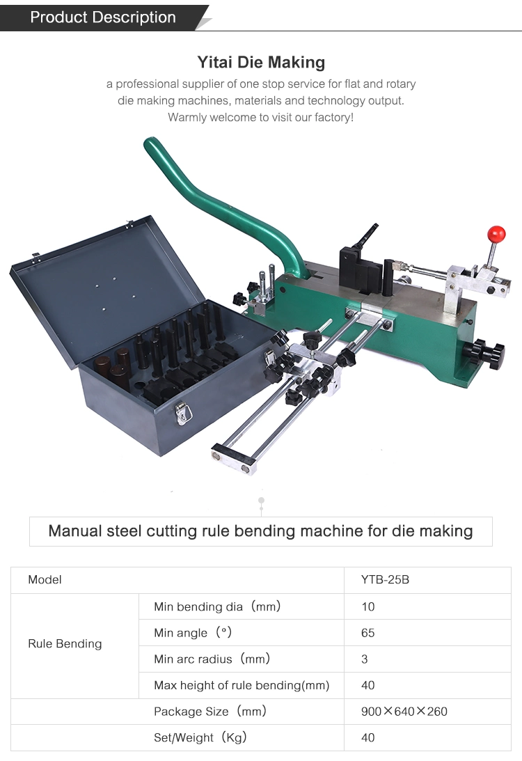 Die Making High Creasing Rule Cutting Blade Manual Bending Machine