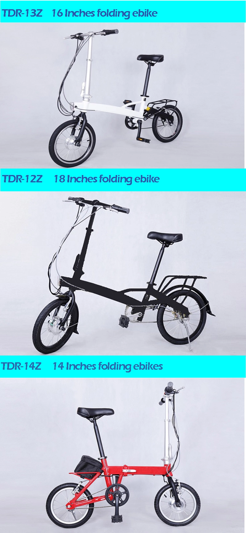 Folding E-Bike Manufacture Foldable Electric Bike Folding Electric Bike 24V Portable E Bike