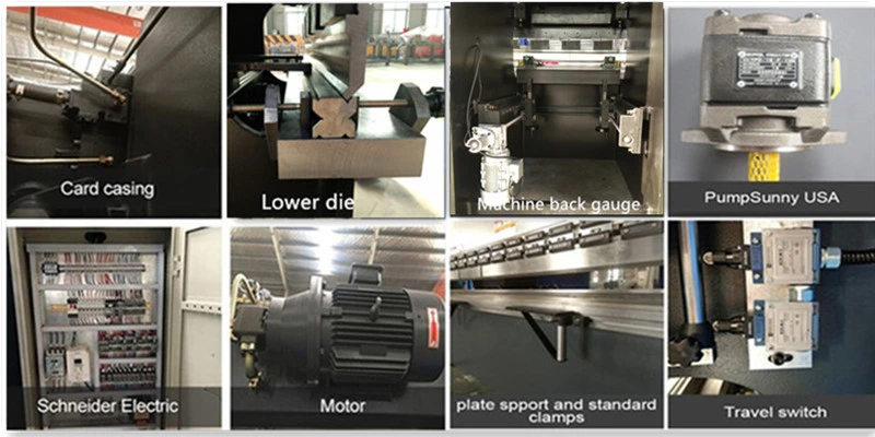 China Factory Metal Sheet CNC Press Brake, CNC Hydraulic Press Brake Wc67y/K with Tp10s Controller