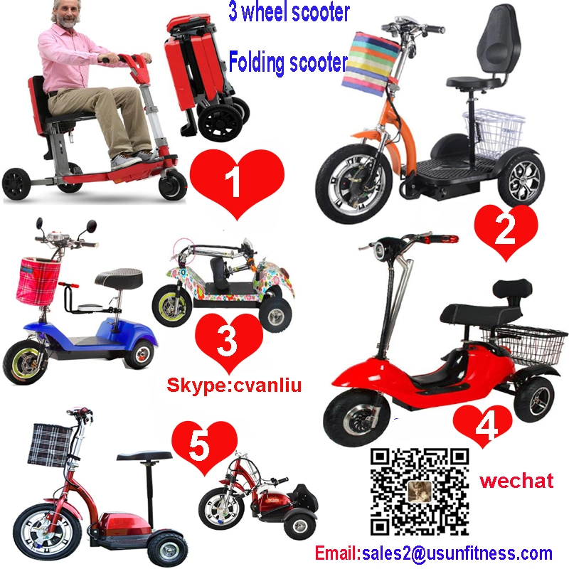 2021 New Electric Scooter City E Scooters Adult Electric 3 Wheel Folding Electric Scooters