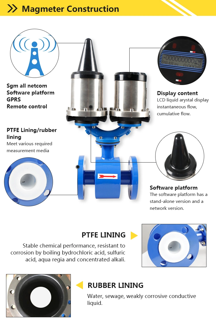 Electromagnetic Flowmeter DN100 Top 10 Electromagnetic Flowmeter Electromagnetic Flowmeter with Battery