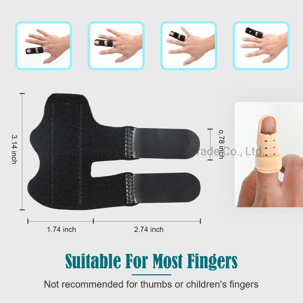 Physical Therapy Equipment Stack Finger Splint Polypropylene Medical Finger Splint Finger Immobilizer for Finger Joint Pain