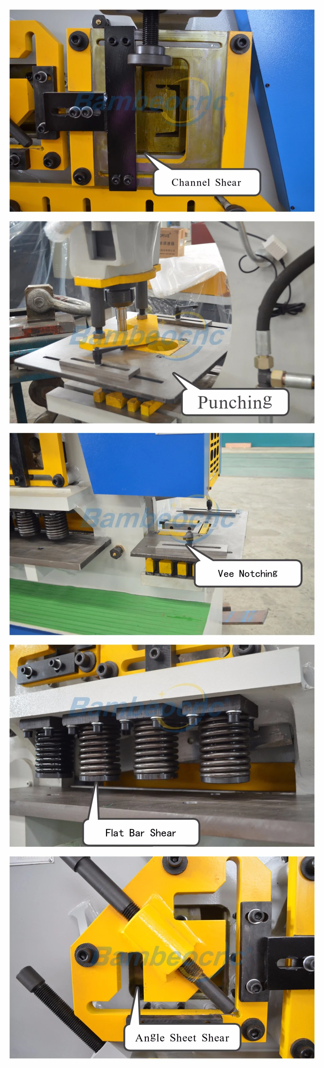 Q35y Series Heavy Duty Hydraulic Shearing Bending Punching Machine