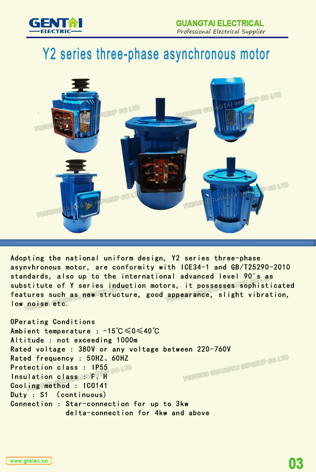 Three Phase Magnetic Brake Motor with AC Brake