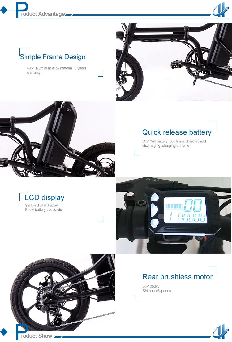 Mini Electric Bike Electric Bike Mini Electric Bike 7 Speed Derailleur Folding Electric Bike