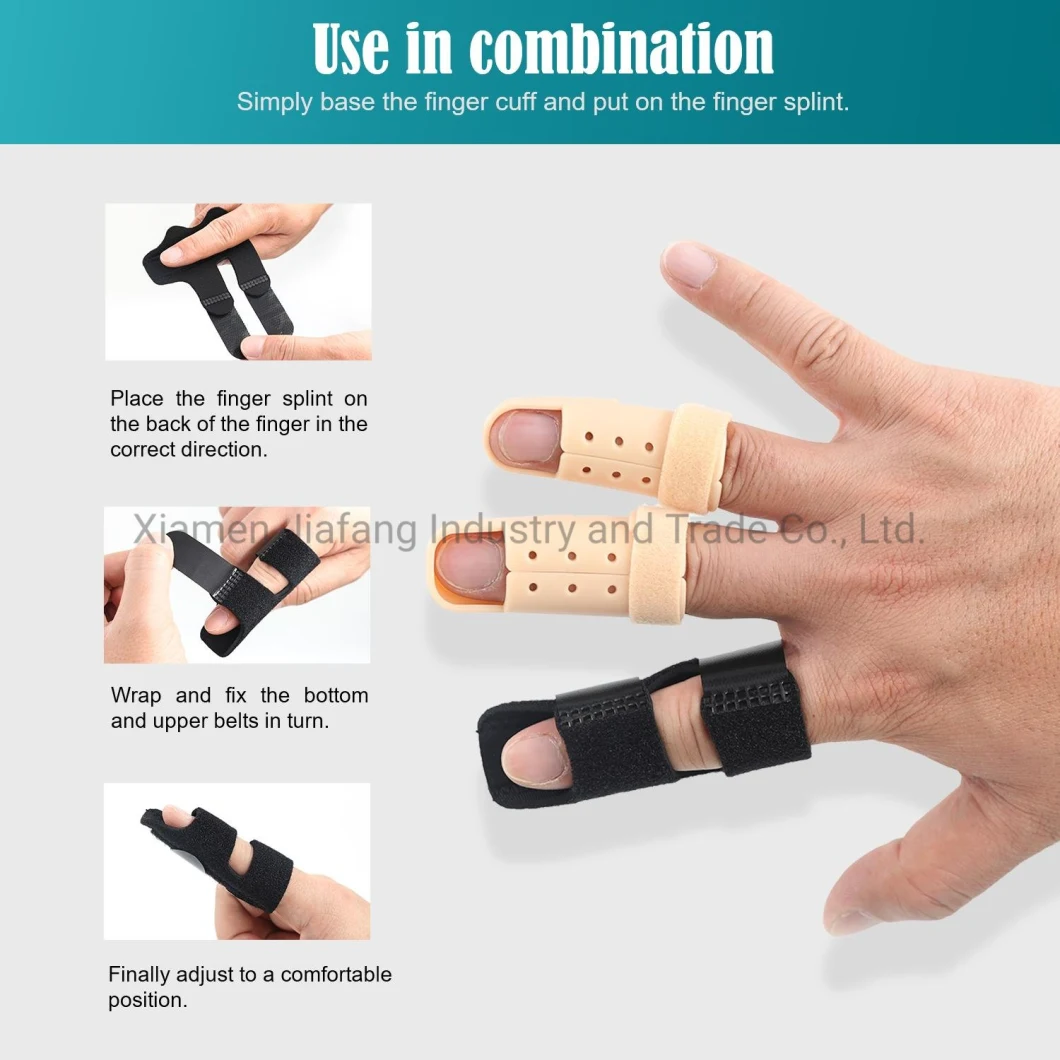 Physical Therapy Equipment Stack Finger Splint Polypropylene Medical Finger Splint Finger Immobilizer for Finger Joint Pain