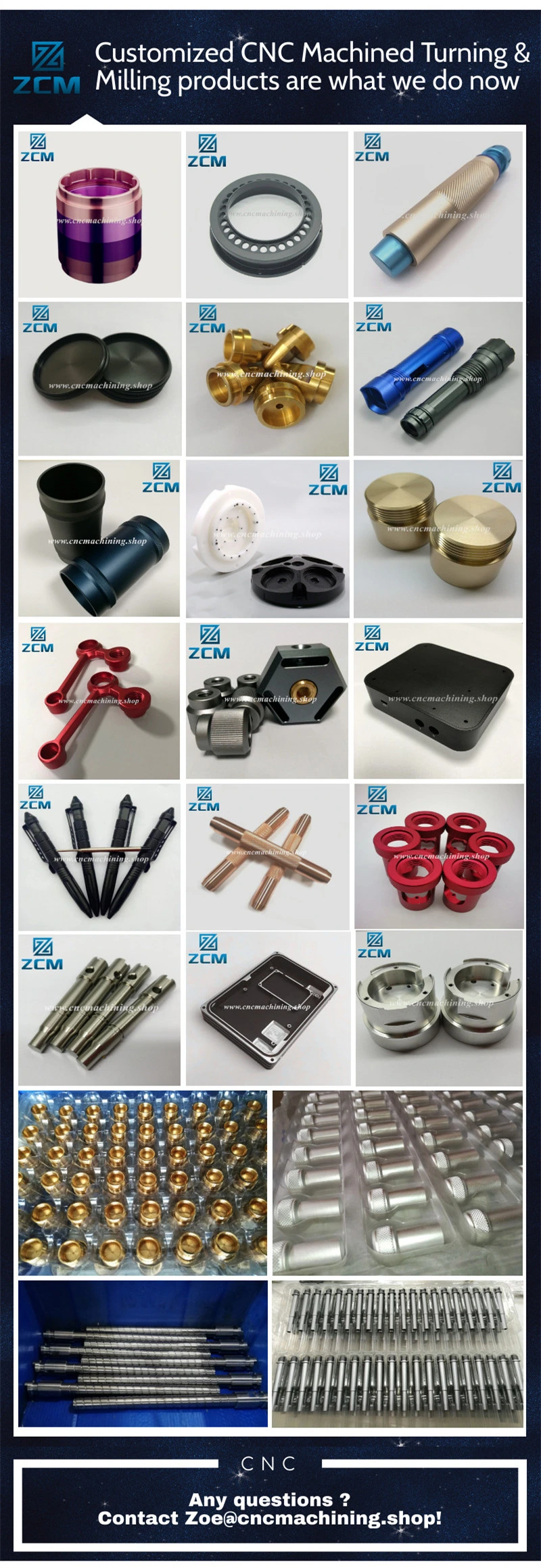 Shenzhen Factory Cheap Custom Precision CNC Machining Turning Aluminum/Steel/Metal Silencer/Muzzle Brakes Parts