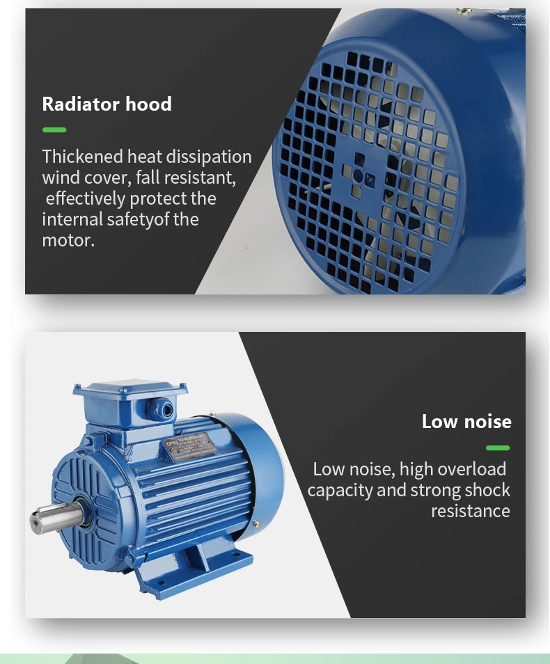 Three Phase Y2ej Electromagnetic Brake AC Motor 5.5kw 7.5kw 15kw