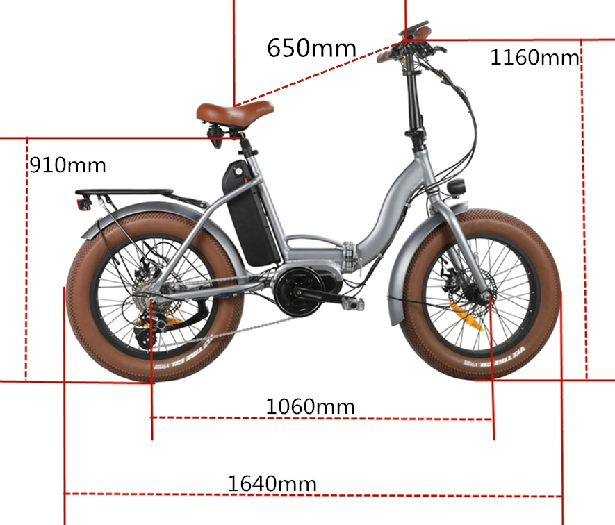 China Cheap Electric Folding Bicycles for Sale/ Mini Snow Folding Electric Bike