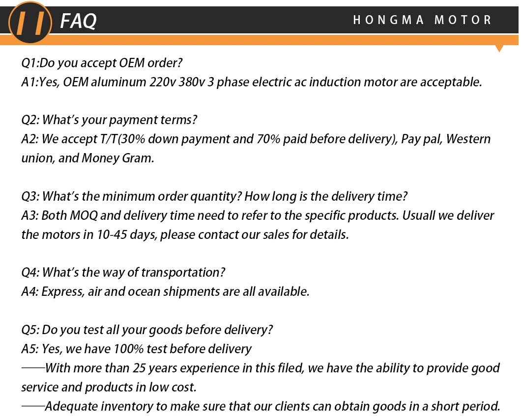 3kw 8pole Asynchronous Aluminium Electro-Magnetic Brake Motor (132M-8-3KW)