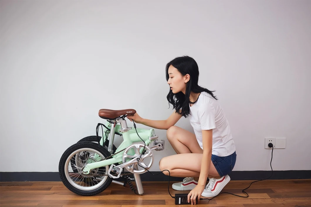 16 Inch Electric E-Bike Folding Aluminum Alloy Frame Electric Brushless Folding Scooter