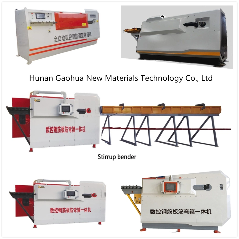 Production Source Microcomputer Control Servo Drive Motor Rebar Bending Equipment Used in Bridges, Tunnels, and Other Giant Construction Projects