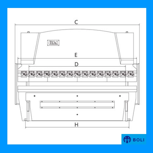 Manual Type Hand Folding Machine, Bending Machine, Plate Bending Machine