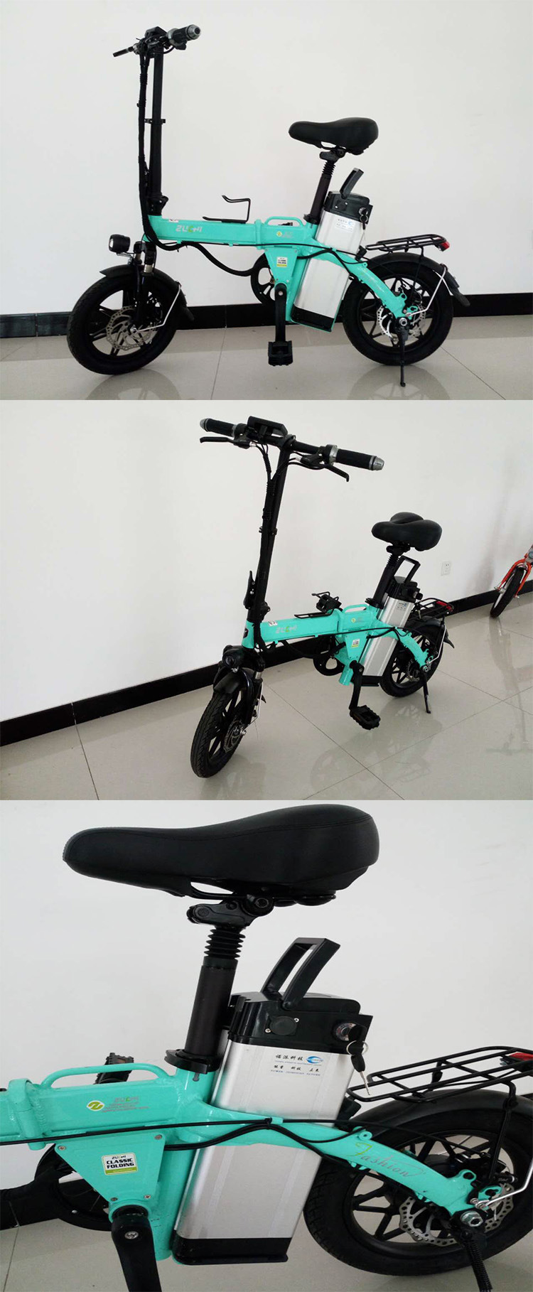 Folding Electric Bicycle with Lithium/Li-ion/Ncm/Nmc Battery/Electric Scooter/Electric Bicycle